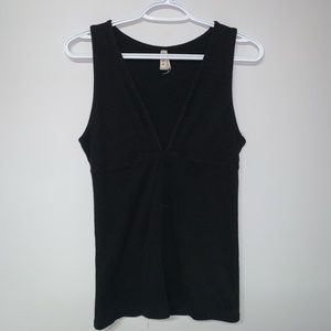 M+M+ We the Free - Black deep V Top
